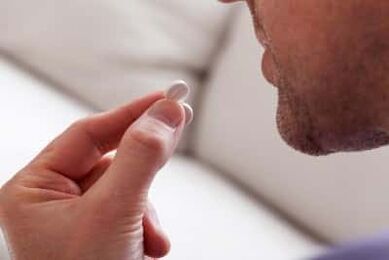 Taking pills to treat potency disorders